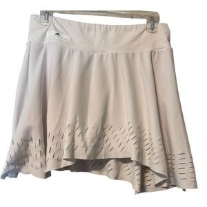 Stella McCartney x Adidas Sz M White Women's Cutout Athletic Skort Asymmetrical